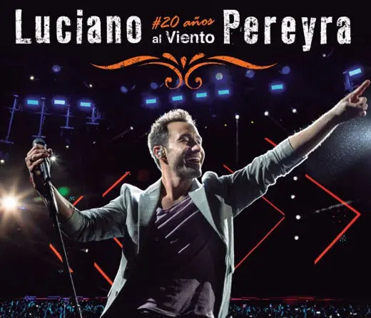 Luciano Pereyra anuncia el lanzamiento de #20AosAlViento, CD+DVD en vivo de su show de Vlez.